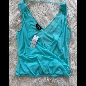 Bebe XS sleeveless top NWT